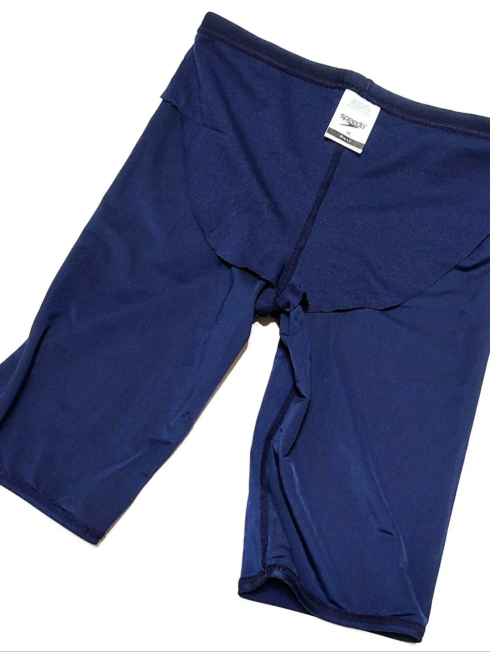 Speedo ProLT Jammer Men's Sz 32 Navy Competitive Swim Race Suit 8051480